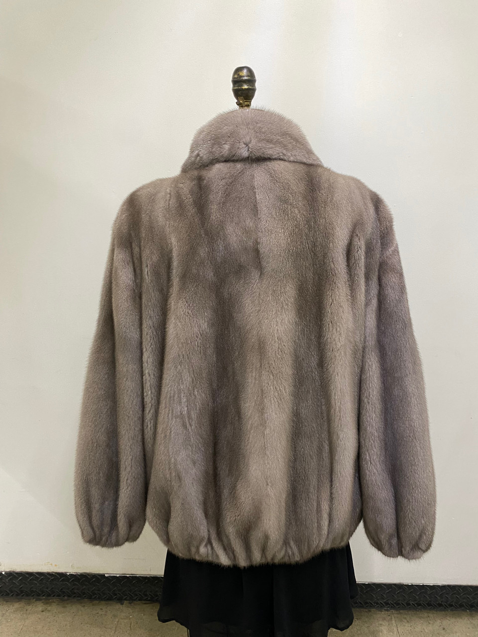 M*S様 美品　Silver Blu(シルバーブルー)MINK×FOXロングコー Silverblue Mink Bomber 30