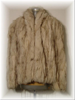 Sectional Fox Fur Jacket with Fox Collar Vintage Sectional Fox Fur Jacket with Fox Collar Vintage