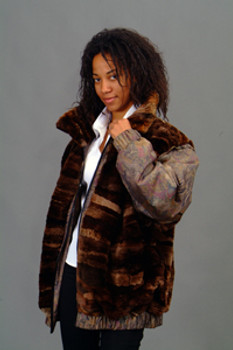 Vintage Fur Beaver Multicolor Jacket 1 Vintage Fur Beaver Multicolor Jacket 1