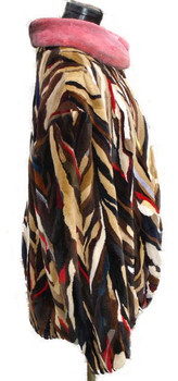 Men's Multicolor Mink Jacket Men's Multicolor Mink Jacket