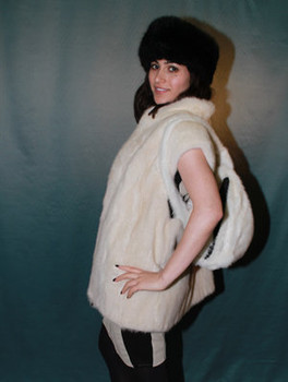 Buy Back Pack Bag Mink Fur