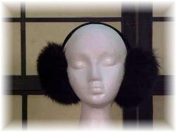 Black Fox Earmuffs