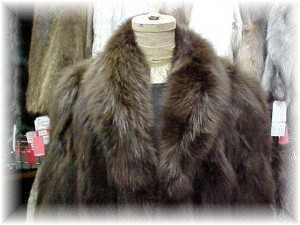 Brown Fox Fur Jacket