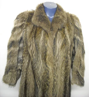 Vintage Full Skin Raccoon coat 2