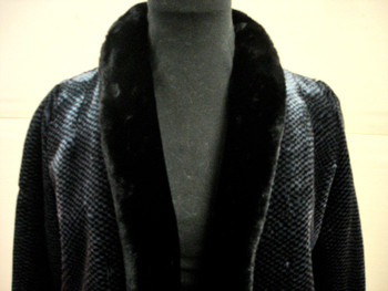 Faux Blue Beaver Jacket