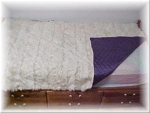 Sectional Sheared Nutria Fur Blanket