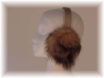 Crystal Fox Fur Earmuff Crystal Fox Fur Earmuff