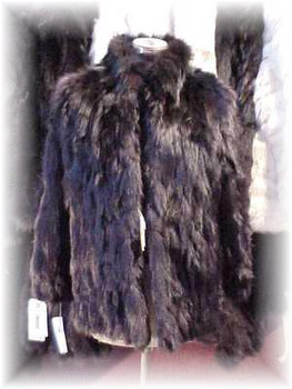 Black Fox Sectional Fur Jacket Black Fox Sectional Fur Jacket
