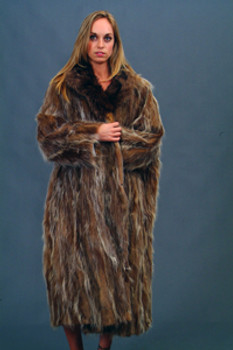 Vintage Fur Raccoon Sectional Coat 1 Vintage Fur Raccoon Sectional Coat 1