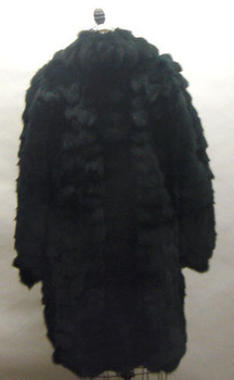Blue 3/4 Fox Fur Jacket Blue 3/4 Fox Fur Jacket