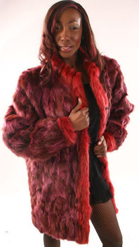 Purple Coat and Red Cuffs Fox Tuxedo Purple Coat and Red Cuffs Fox Tuxedo