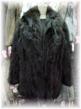 Brown Fox Fur Stroller