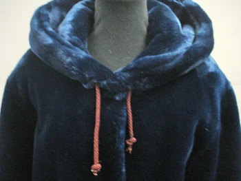 Faux Fur Blue Beaver Jacket