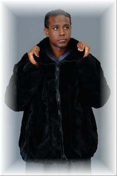 Sheared Mink Fur Bomber Jacket 1 Sheared Mink Fur Bomber Jacket 1