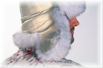 Blue Fox Fur Trooper Hat Blue Fox Fur Trooper Hat
