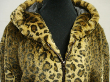 Faux Print Beaver Jacket Faux Print Beaver Jacket