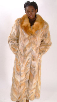 Full Pelt Fox Fur Collar - Sectional Coat Full Pelt Fox Fur Collar - Sectional Coat