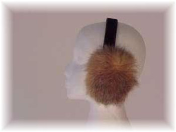 Crystal Fox Fur Earmuff 1 Crystal Fox Fur Earmuff 1