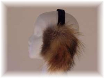 Red Cross Fox Fur Earmuffs