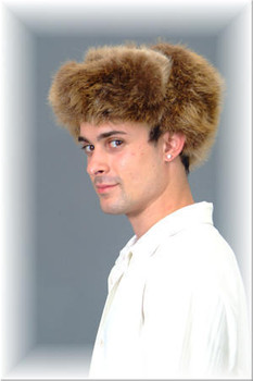 Natural Red Fox Trooper Fur Hat 1 Natural Red Fox Trooper Fur Hat 1