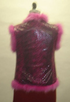 Fur Vest Baby Pink Fox Vest Genuine Fur Trimming Color: Baby Pink Faux Design Zipper Closure Fur Origin: Norway Manufactured: USA Fur Vest Baby Pink Fox Vest Genuine Fur Trimming Color: Baby Pink Faux Design Zipper Closure Fur Origin: Norway Manufactured: USA