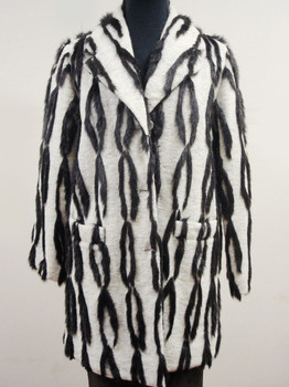 Faux Fur Mink Jacket