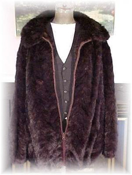 Mahogany Men's Mink Bomber Fur Jacket 2113 – MARC KAUFMAN FURS