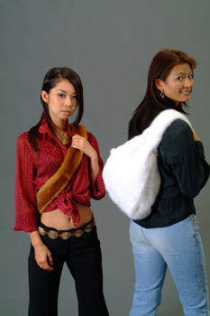 3-In-1 Golden Mink Fur Bag 1