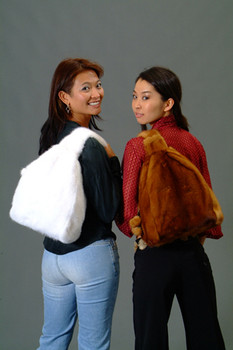 3-In-1 Golden Mink Fur Bag 1
