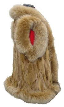 Snowtop Fox Vest with Fox Trimming