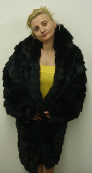 3/4 Gray Fox Design Coat