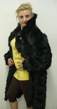 3/4 Gray Fox Design Coat