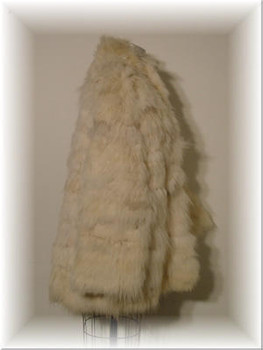 Sectional Fox Fur Jacket Vintage