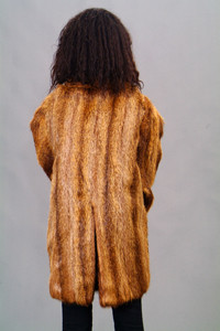 Nutria Full Pelt Fur Coat Vintage