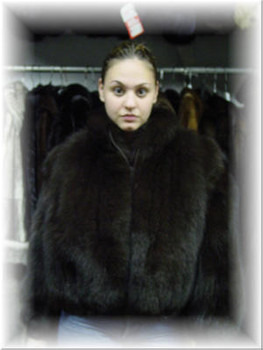 Full Skin Fox Fur Bomber Jacket Full Skin Fox Fur Bomber Jacket