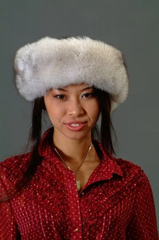 Snowtop Fox Fur Headwrap