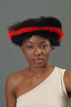 Fur Headwrap Multi Color Fox