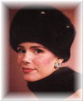 Mink High Toque Fur Hat Mink High Toque Fur Hat