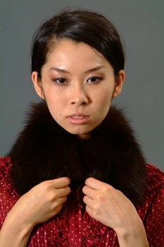 Brown Fox Fur Collar 1