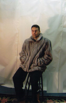 Men's Mink Fur Bomber Jacket with Hood – Black – DS Online