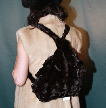 Buy BAck Pack Bag Mink Fur Buy BAck Pack Bag Mink Fur