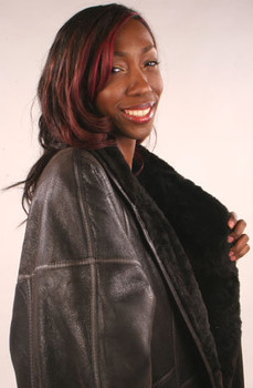 Ladies Shearling Fur Coat Shearling Fur Coat Color: Brown Genuine Shearling Fur Fur Origin: Italy Manufactured: Europe