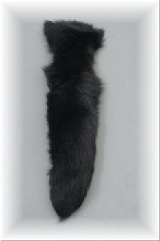 Black Fox Fur Tail Black Fox Fur Tail