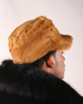 Fullskin Golden Mink Fur Hat Fullskin Golden Mink Fur Hat