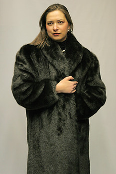 Faux Fur Beaver Coat Brown Faux Coat Fur Type: Faux Beaver Hook and Eye Closure Length: 48 Inches Manufacturing: USA Faux Fur Beaver Coat Brown Faux Coat Fur Type: Faux Beaver Hook and Eye Closure Length: 48 Inches Manufacturing: USA