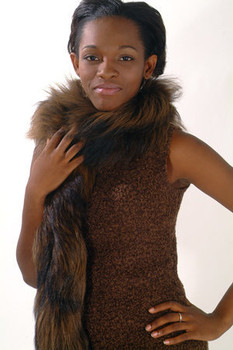 Brown Fox Fur Ladies Scarf Color Shown is Brown Length:60" Fur Origin:USA Manufacturing:USA Brown Fox Fur Ladies Scarf Color Shown is Brown Length:60" Fur Origin:USA Manufacturing:USA
