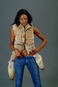 Coyotte Fox Fur Scarf