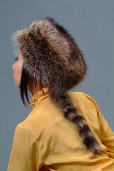 Fur Hat Buy Raccoon "Daniel Boone Raccoon Fur Hat Coonskin Cap Fur Origin: USA Manufactured: USA