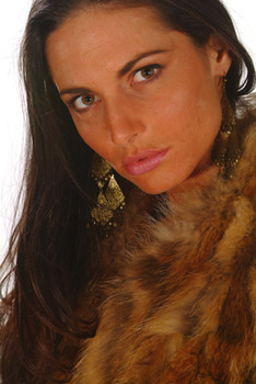 Vintage Sectional Raccoon dyed Golden Fur Jacket