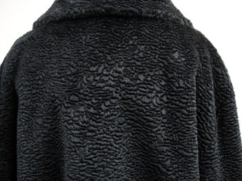 Faux Fur Persian Lamb Bomber Jacket